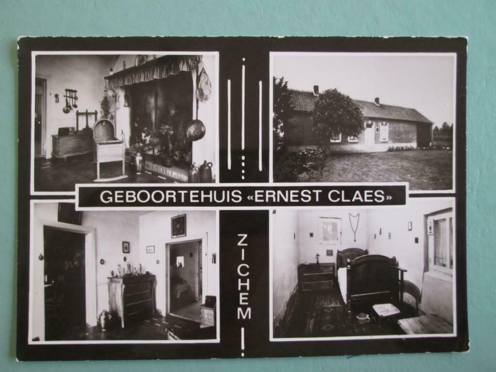 oude postkaart van Zichem, Verzamelen, Verzenden