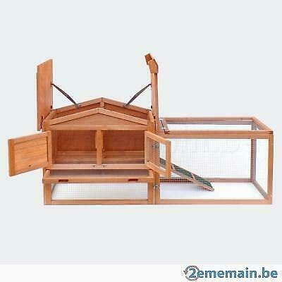 Clapier XXL abri lapin cage rongeur poule caille NEUF, Animaux & Accessoires, Rongeurs & Lapins | Accessoires, Neuf, Envoi