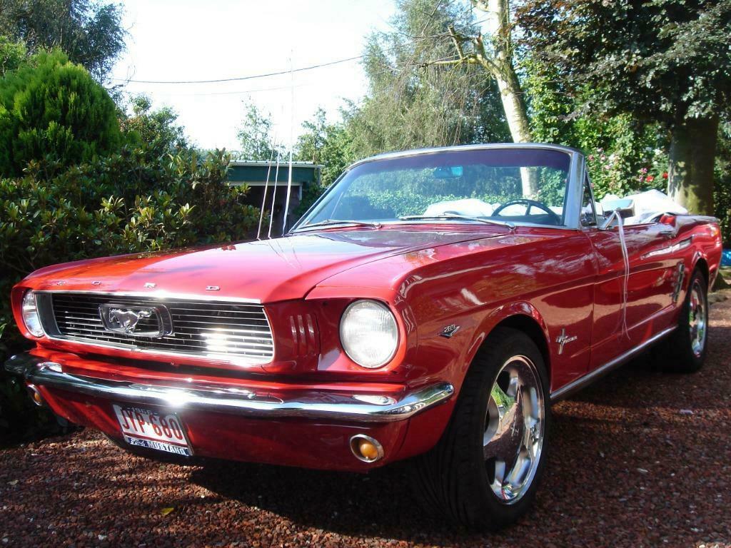 TE HUUR FORD MUSTANG 1966, Auto's, Cabriolet, Particulier, Mustang, Te koop