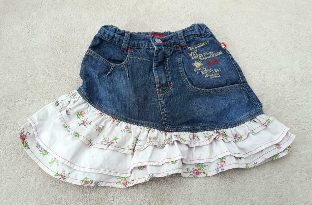 maat 116 Chipie asymmetrisch jeansrokje, Ophalen of Verzenden, Gebruikt, Meisje, Jurk of Rok