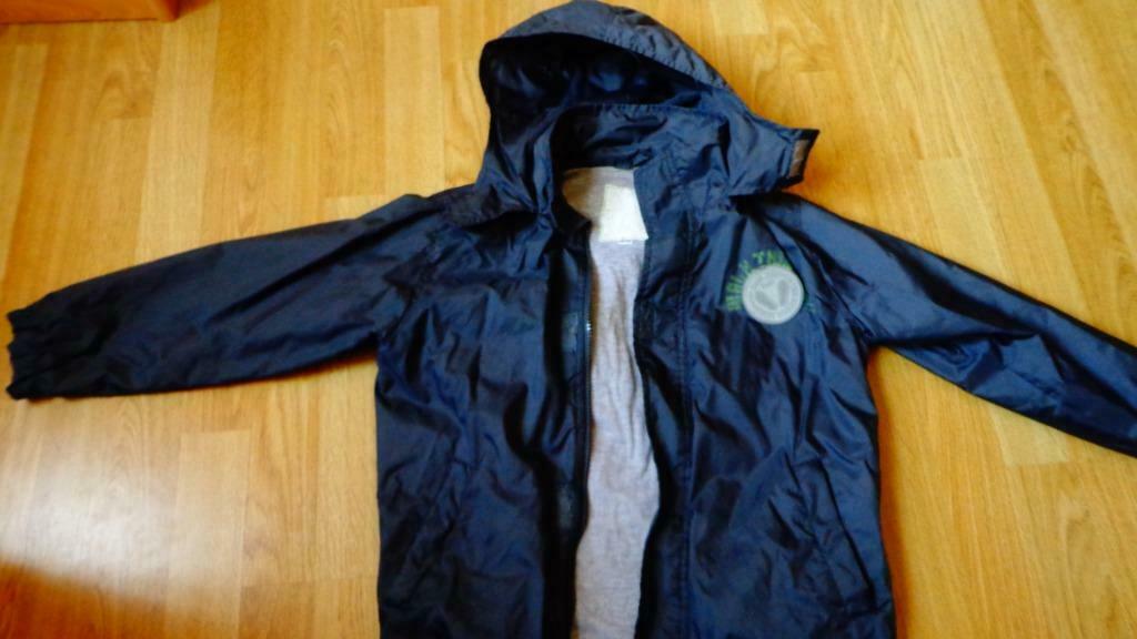 jas jongen 122-128 donkerblauw met stoffen voering, Enfants & Bébés, Vêtements enfant | Taille 128, Garçon, Manteau, Enlèvement