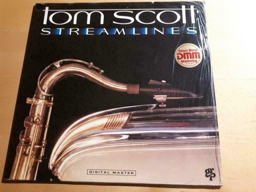 Tom Scott LP 1987 Streamlines DMM (Fusion, Jazz-Funk), Enlèvement ou Envoi, 1980 à nos jours, Jazz