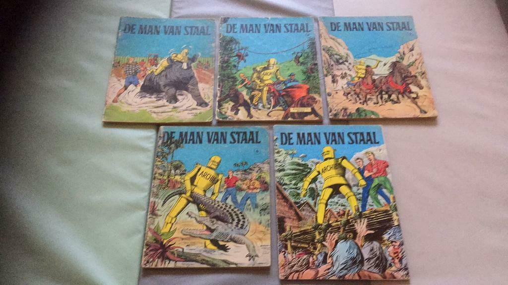 De man van staal 5 delen Redelijke staat, Ophalen of Verzenden, Nieuw