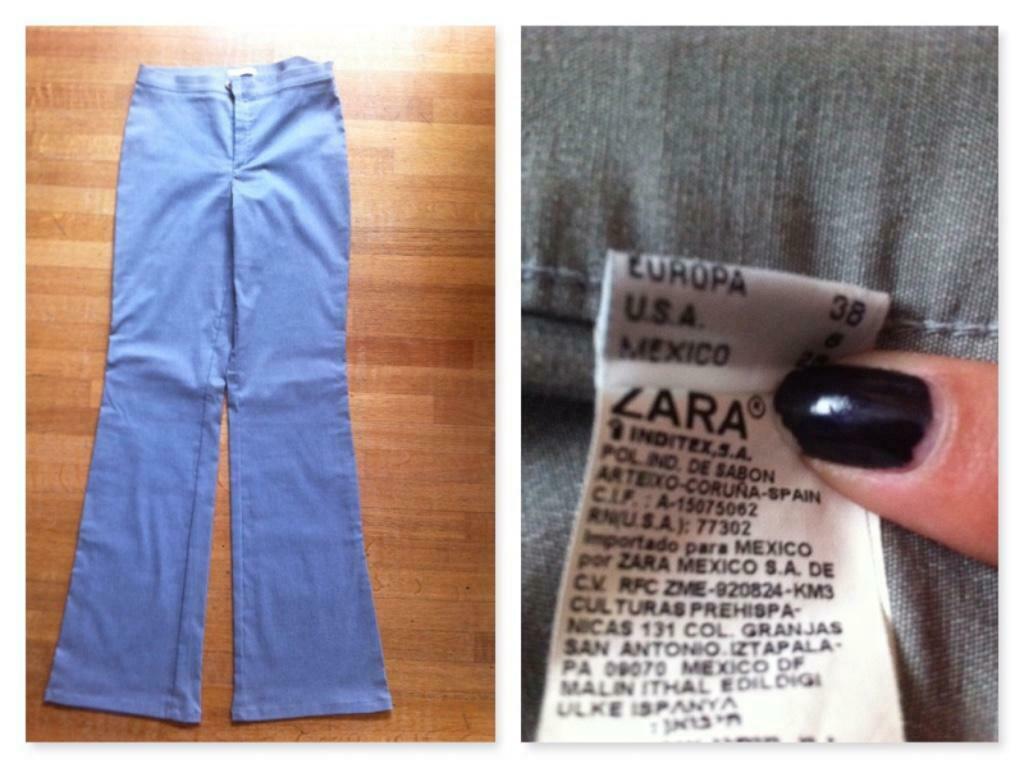 Elastische, grijze broek Zara, Maat 38/40 (M), Ophalen of Verzenden, Zo goed als nieuw, Grijs