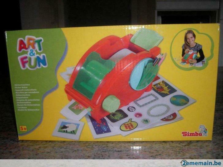appareil à autocollants art & fun simba, neuf et emballe, Nieuw