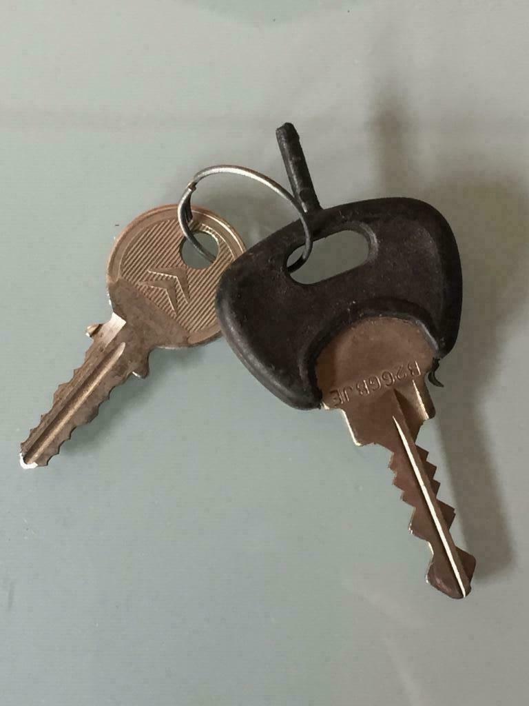 Contactsleutel Autosleutel Citroën Visa, AX of 2PK zie besch, Ophalen of Verzenden, Gebruikt, Citroën