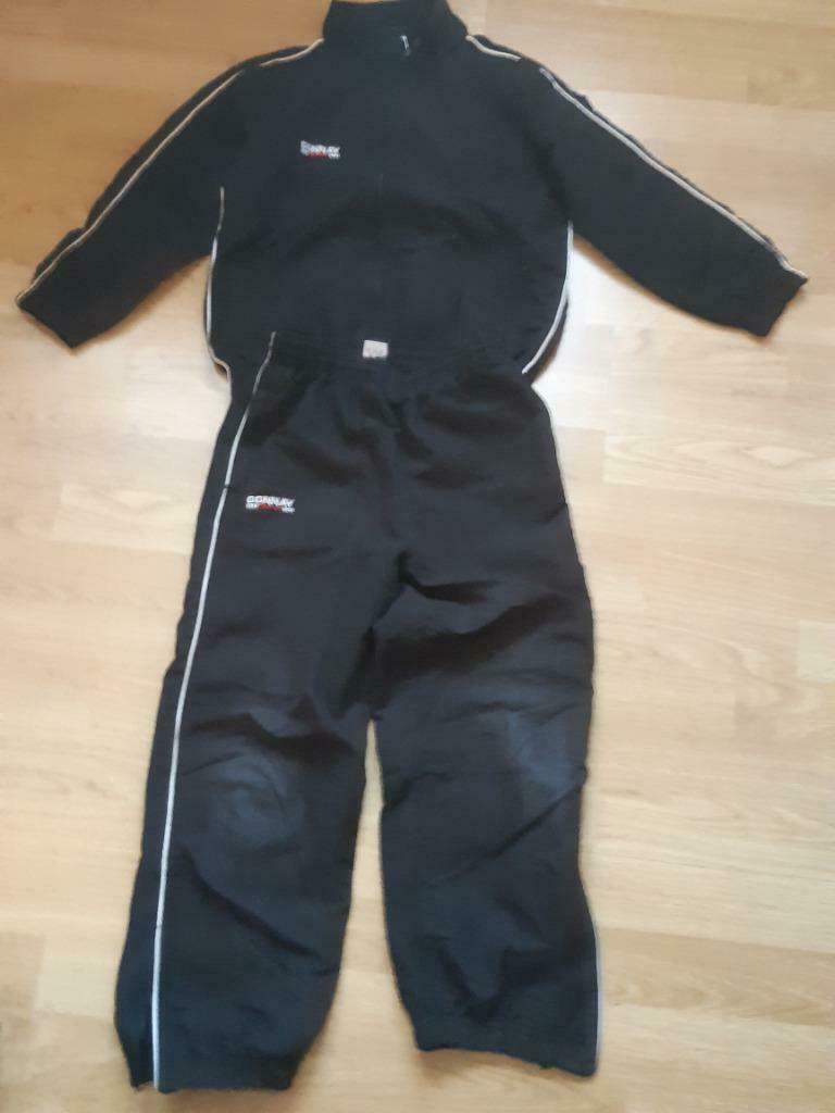jogging/trainingspak bloes + broek Donnay 7-8 j.-zwart, Ophalen, Broek