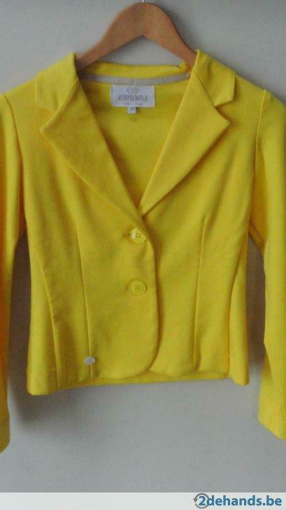 gele blazer, Kleding | Dames, Ophalen of Verzenden, Gedragen, Maat 38/40 (M)