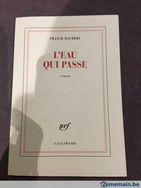 l'eau qui passe frank maubert rentrée littéraire 2018, Utilisé