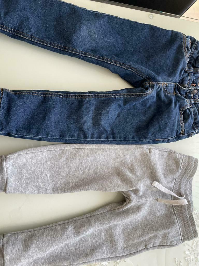 Thermo jeans c&a en jogging broek h&m maat 98, Ophalen, Zo goed als nieuw, H&M, Jongetje
