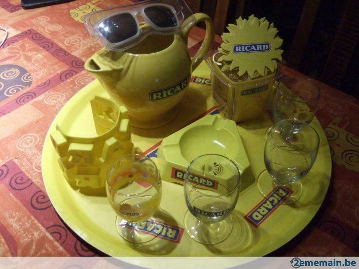 Plateau rond RICARD   garni, Collections, Enlèvement ou Envoi, Neuf