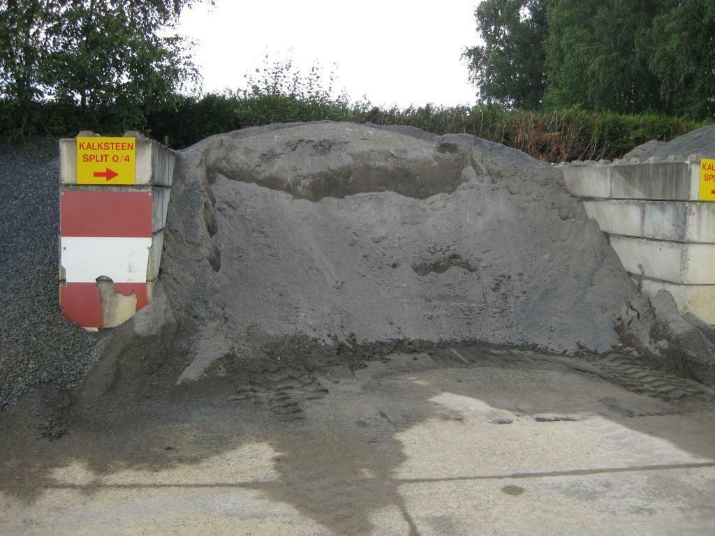 Kalksteen split 0/4, Tuin en Terras, Grind, Keien en Split, Nieuw, Split, Grijs, Kalksteen, Ophalen of Verzenden