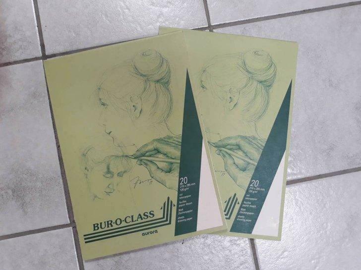 Buroclass Aurora tekenpapier. 2X 120gr. Nieuw, Ophalen of Verzenden, Nieuw, Papier, Schets- of Tekenboek