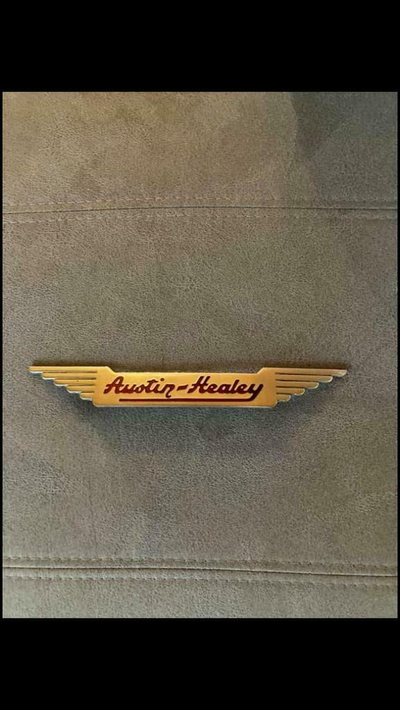 Auto embleem Austin Healey, Ophalen of Verzenden