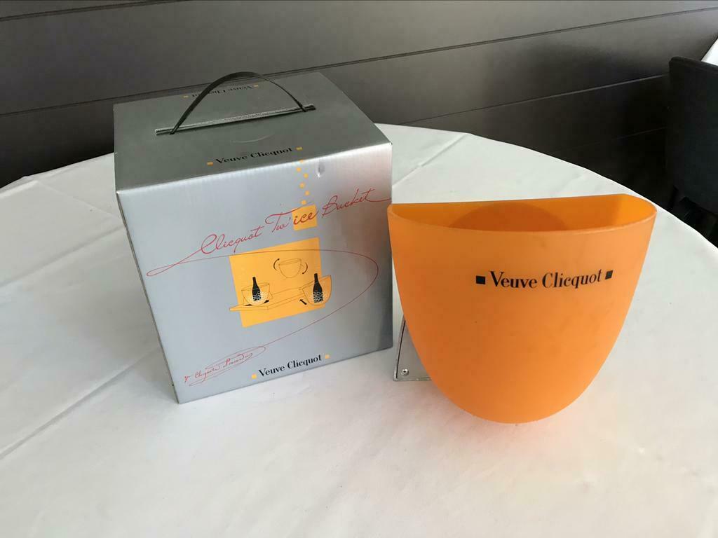 Seau à glace Veuve Clicquot (modèle debout et suspendu), Enlèvement ou Envoi, Comme neuf, Champagne