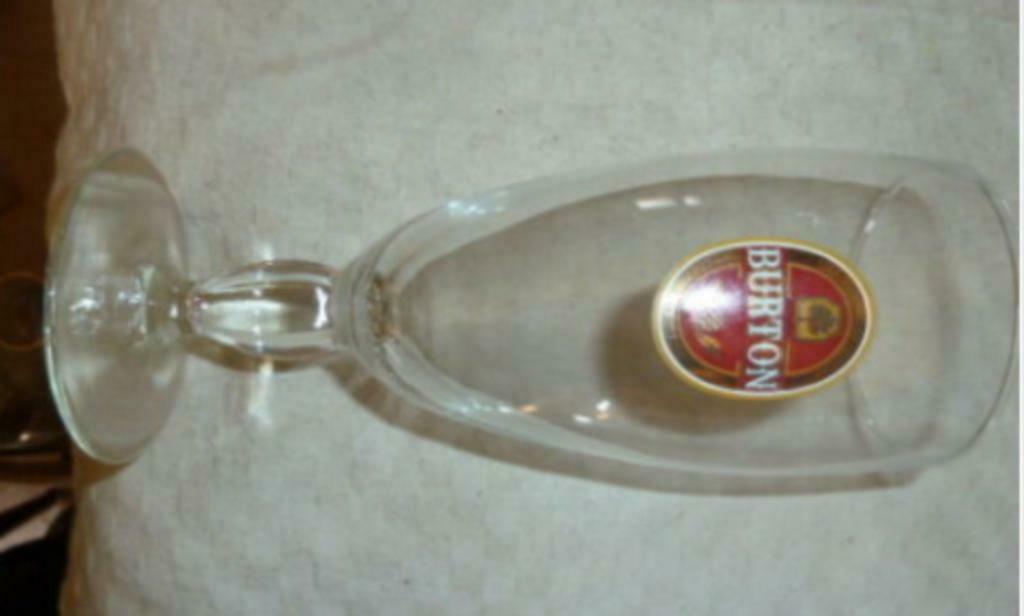 #E Bier glas BURTON Bier van hoge gisting Brouwerij Lamot, Ophalen of Verzenden, Nieuw, Bierglas