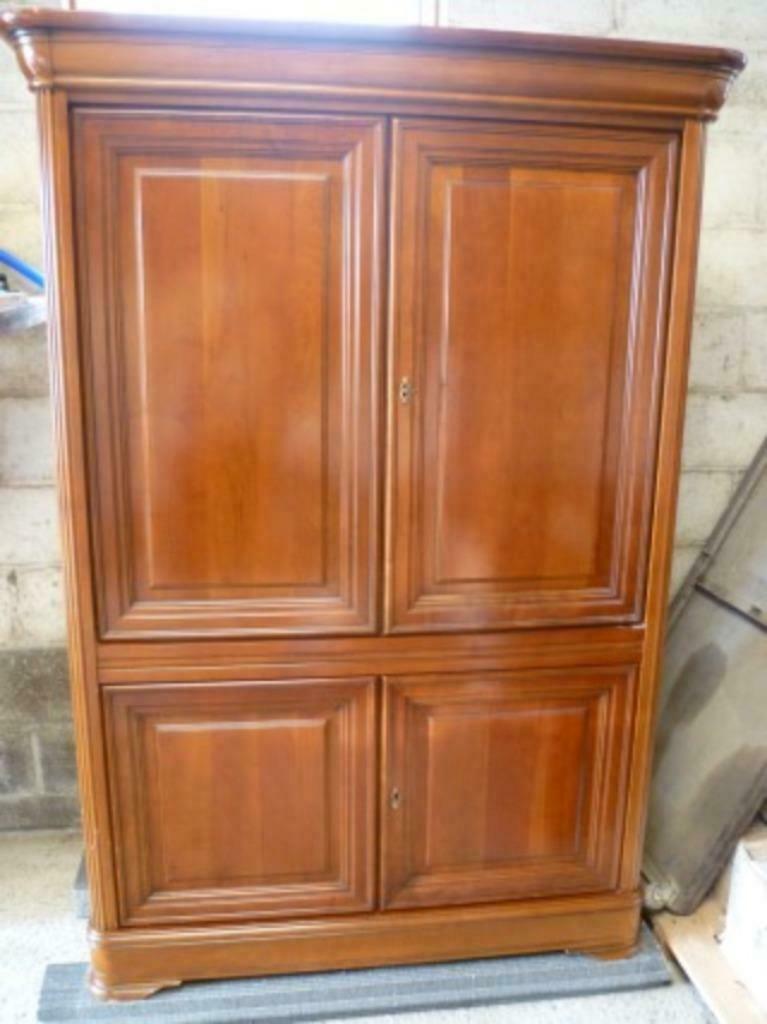 Tv kast in kerselaar, Cerisier, 100 à 150 cm, Utilisé, 50 à 75 cm