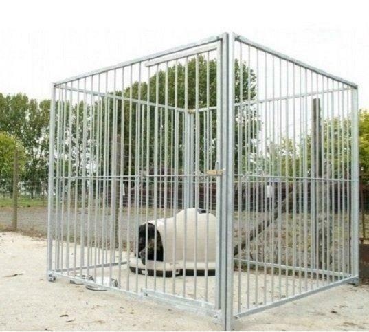 Chenil 7 tailles A BARREAUX chenil XXL GALVA parc enclos, Envoi, Neuf