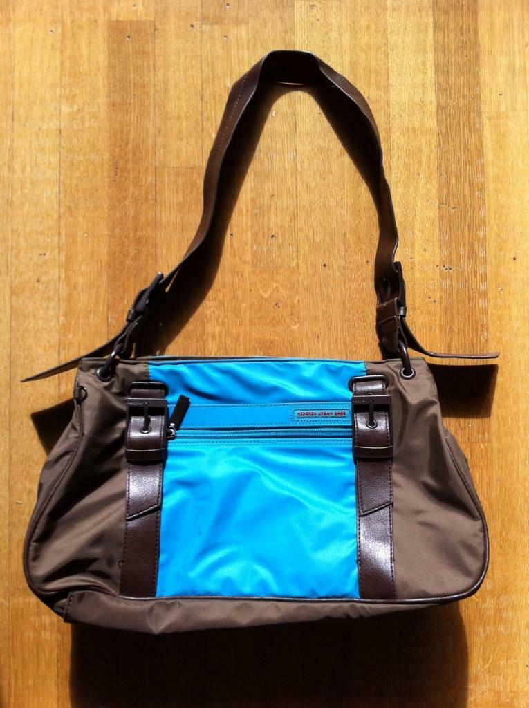 blauwe/bruine handtas Hedgren, Handtassen en Accessoires, Tassen | Damestassen, Ophalen of Verzenden, Zo goed als nieuw, Blauw