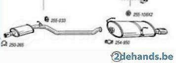 uitlaat middendemper einddemper peugeot 206 hatchback 2.0, Auto-onderdelen, Verzenden, Nieuw, Peugeot