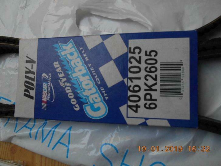 4061025 Courroie Goodyear Chevrolet-Jeep-Ford, Enlèvement ou Envoi