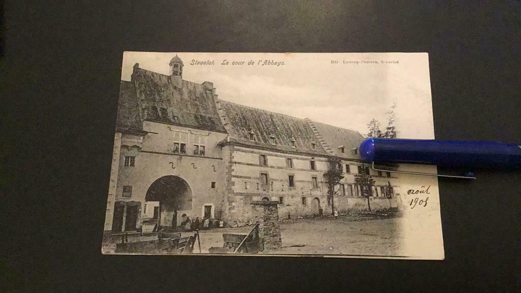 Stavelot La cour de l’abbaye, Collections, Cartes postales | Belgique, Avant 1920, Non affranchie, Luxembourg