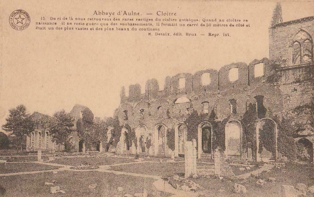 Aulne, Collections, Enlèvement ou Envoi, 1920 à 1940, Affranchie, Hainaut