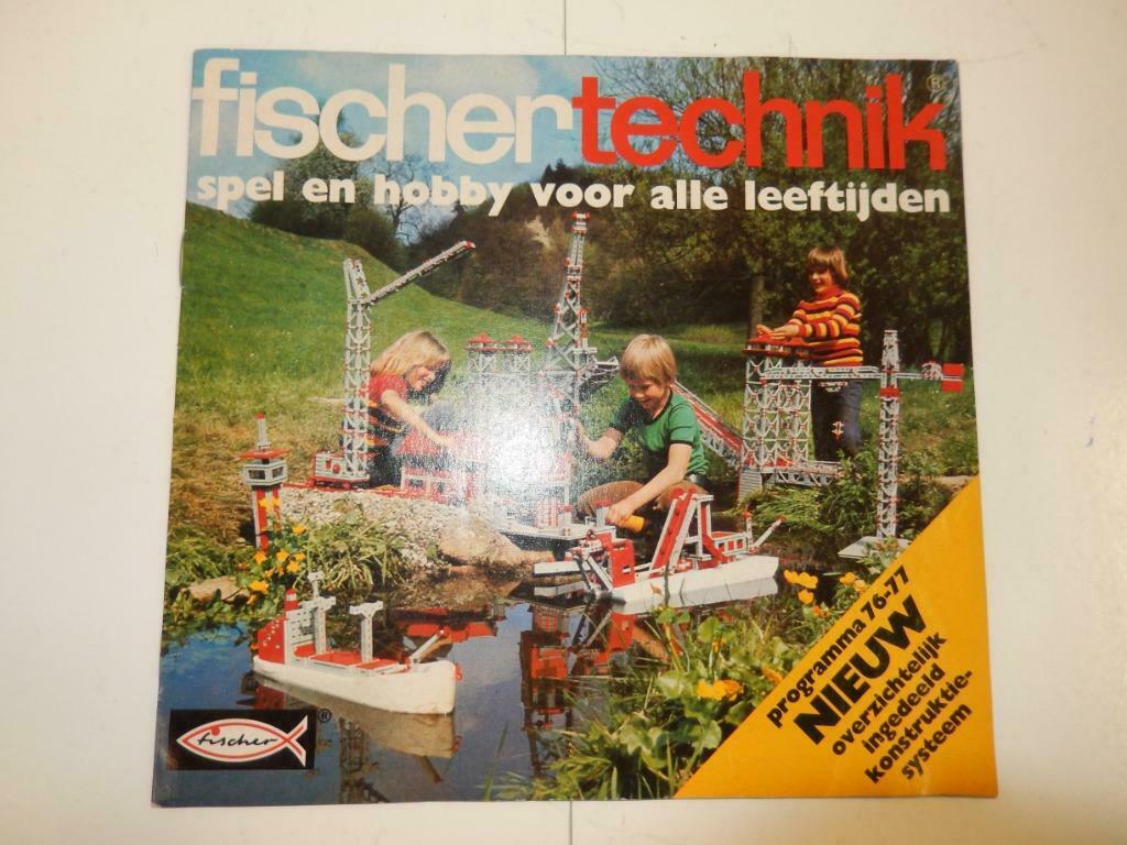 "fischertechnik" (catalogus Programma 76-77), Ophalen of Verzenden, Zo goed als nieuw, Overige typen, Overige merken
