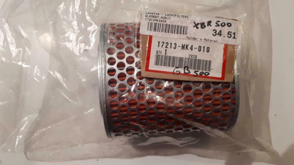 17213-MK4-010 Honda XBR 500/ GB 500 luchtfilter, Motoren, Ophalen of Verzenden, Nieuw