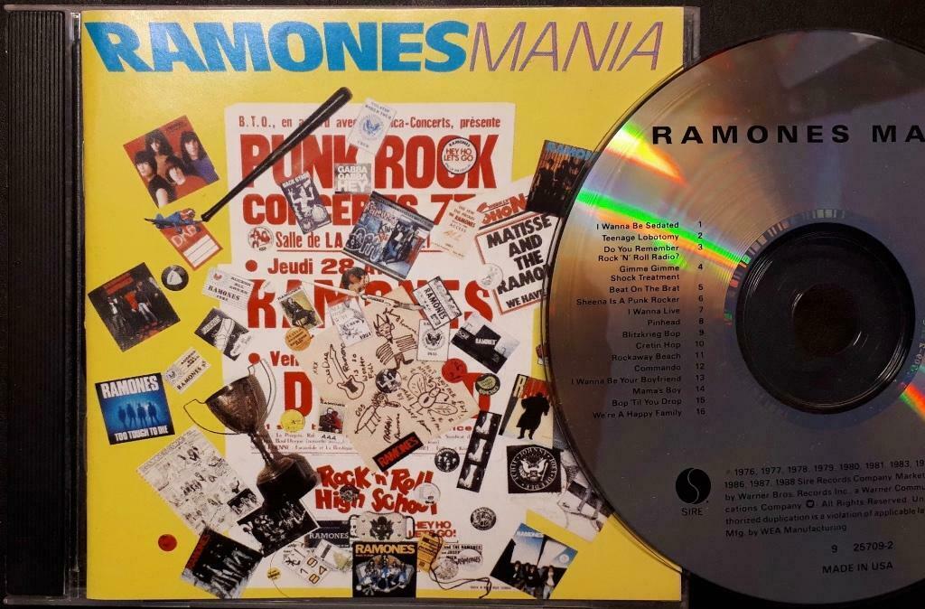 RAMONES - Ramones'mania' ( CD; 30 tracks, Best of), Ophalen, Poprock