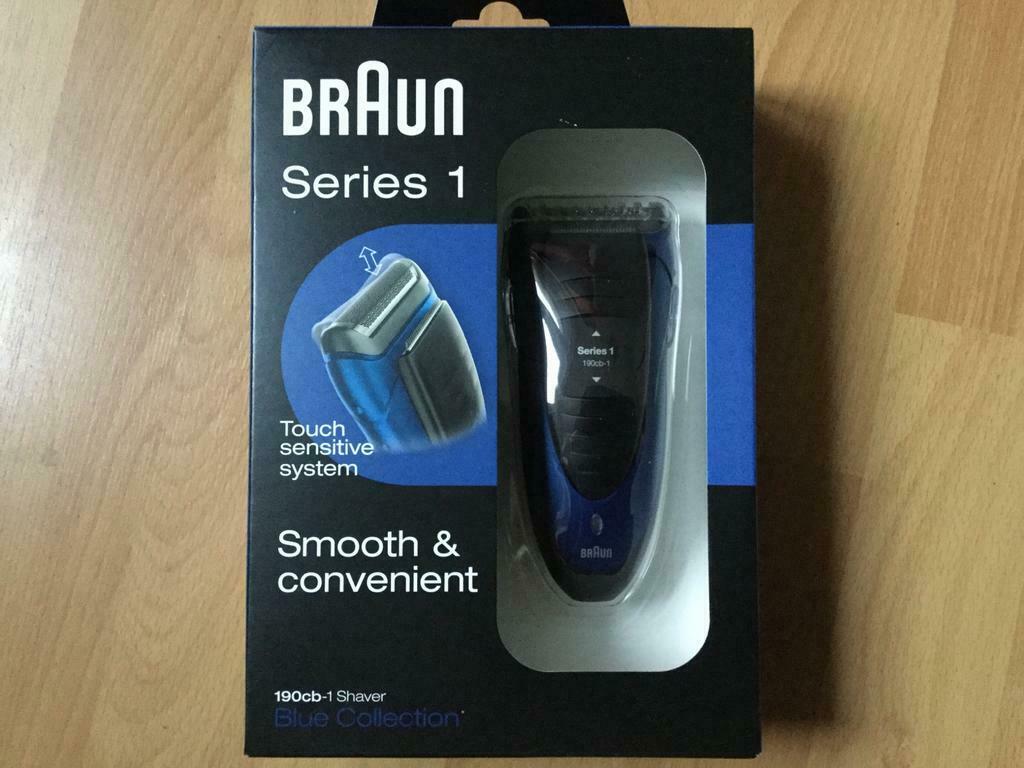 Braun Series1, Blue Collection 190cb-1 shaver, nieuw, Ophalen of Verzenden, Nieuw, Scheren en Epileren