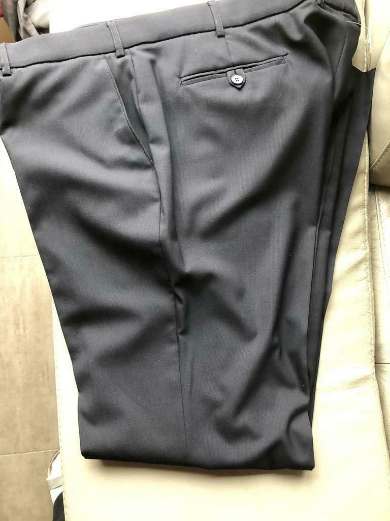 Nieuwe blauwe geklede broek maat 656 E5 mode: Brasstretch, Ophalen of Verzenden, Nieuw, Blauw, Broek of Spijkerbroek