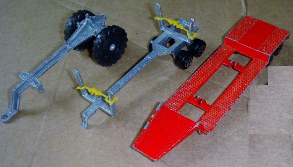 Semis Fardier, Triqueballe ou Plateau: Majorette, 1/100 - 55, Verzamelen, Poppetjes en Figuurtjes, Gebruikt, Ophalen of Verzenden