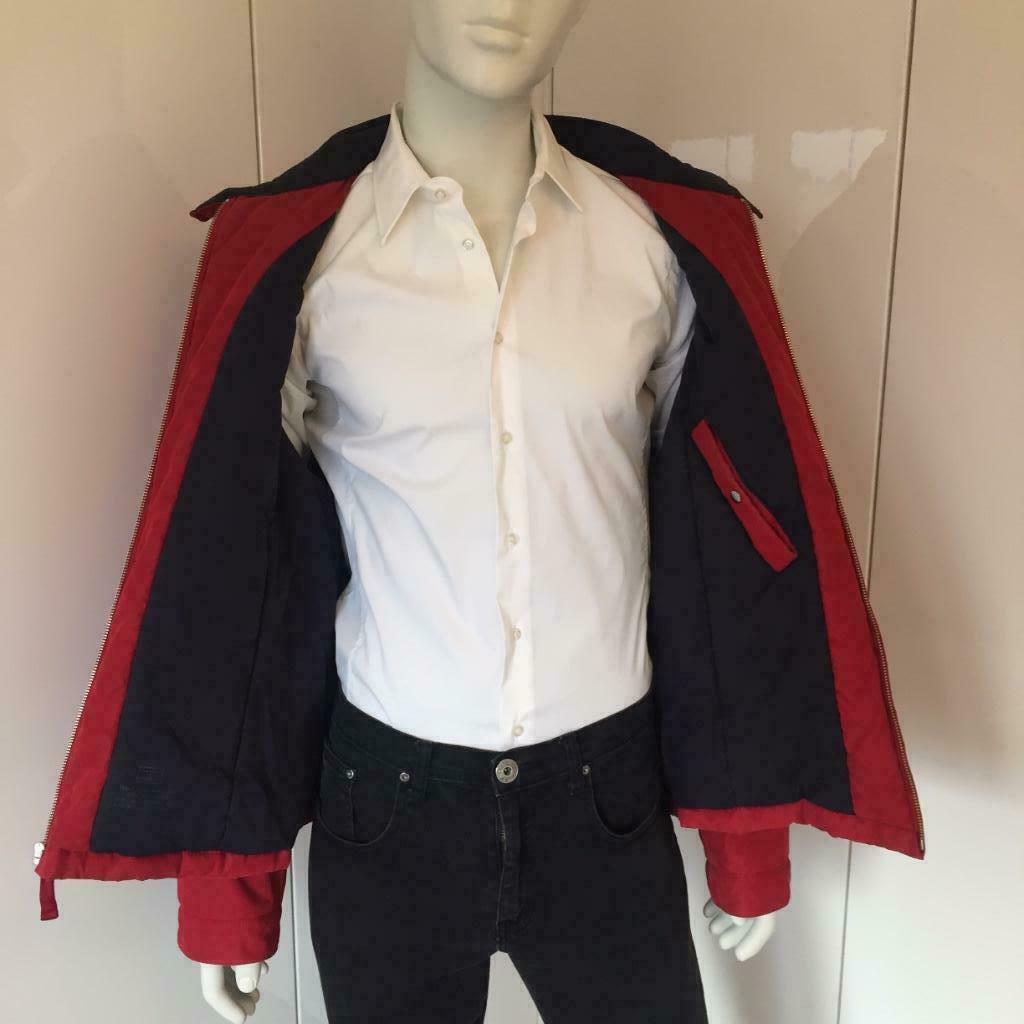 Tommy Hilfiger veste d'hiver molletonné, tissu doux et soyeu, Rouge, Enlèvement ou Envoi, Tommy Hilfiger, Taille 52/54 (L)