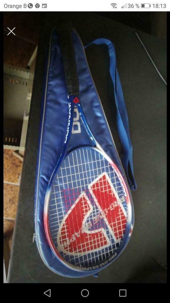 donnay tennisracket, Sport en Fitness, Tennis, Ophalen of Verzenden, Gebruikt, Racket