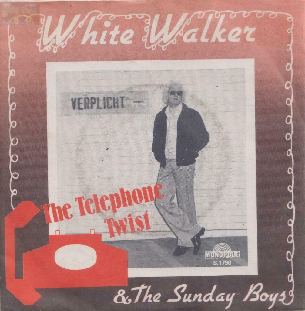 White Walker & the Sunday Boys – The telephone twist – Singl, En néerlandais, Enlèvement ou Envoi, Single, Utilisé