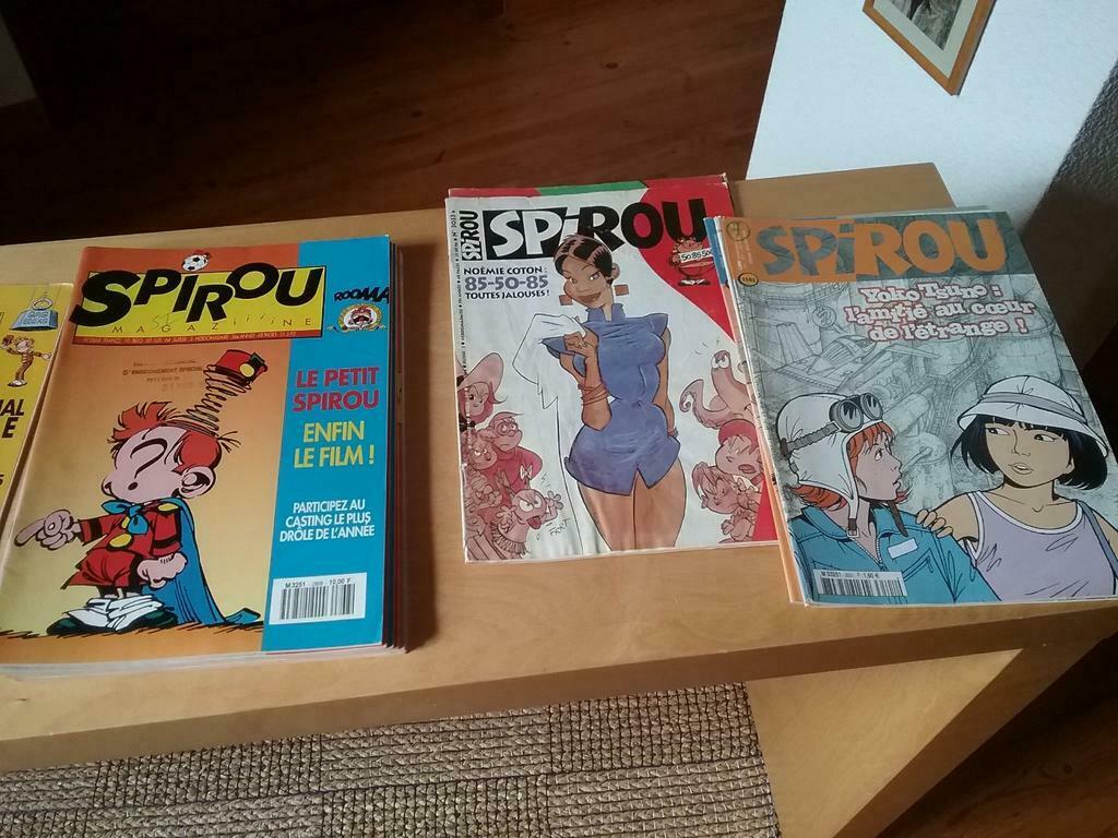 magazines Spirou 1988,1989 1991,1993,1996.2005,lot de 47, Série complète ou Série, Enlèvement ou Envoi, Utilisé