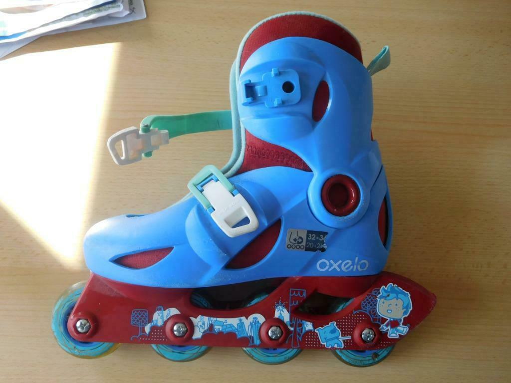 Oxelo skeelers voor beginners, Ophalen, Gebruikt