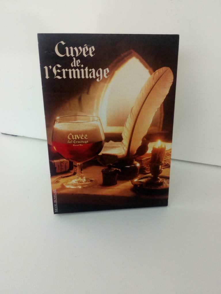 Tafelreclame Cuvée de l' Ermitage Union Jumet ?, Enlèvement ou Envoi, Utilisé, Autres types