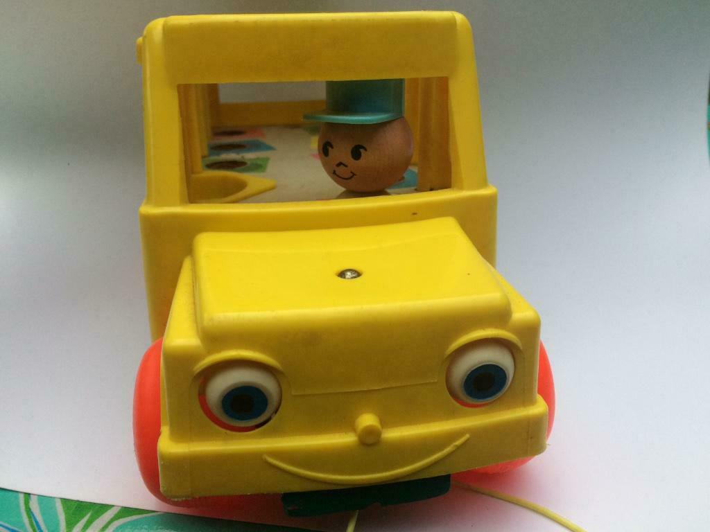 Vintage - Schoolbus - Fisher Price, Ophalen of Verzenden
