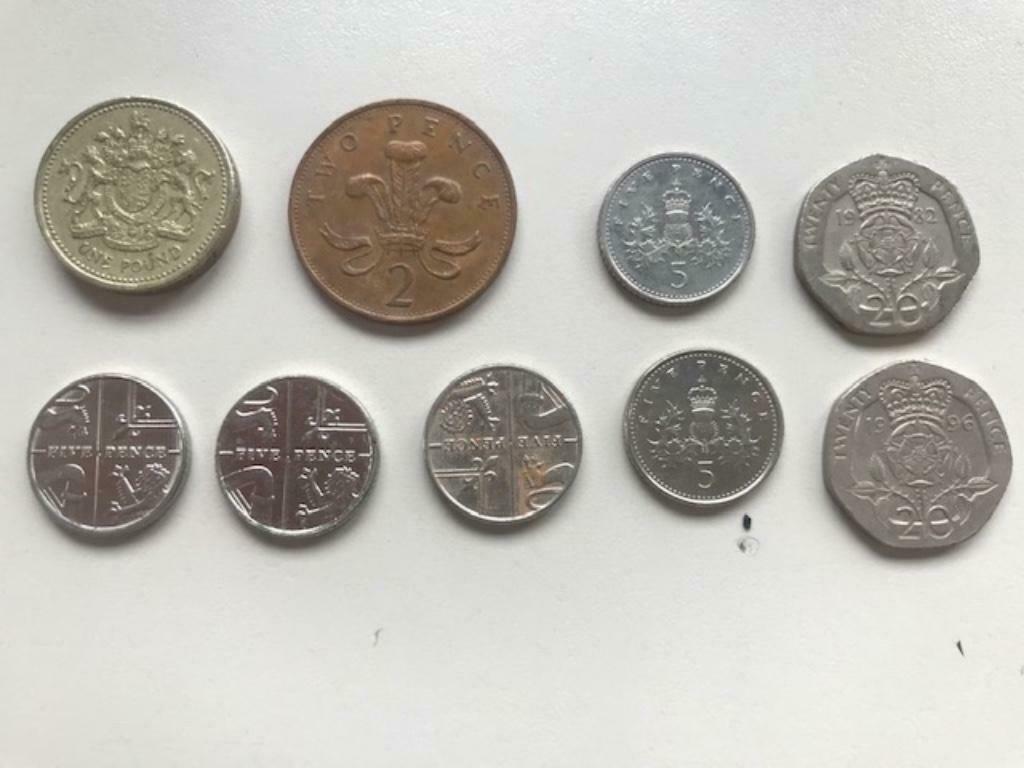 Engelse munten (zn2182), Ophalen of Verzenden, Overige landen, Losse munt