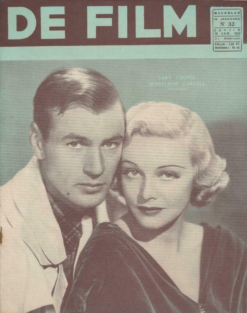 De Film (weekblad, jaargang 10, n° 32, 1937, Patria), Boeken, Tijdschriften en Kranten, Ophalen of Verzenden