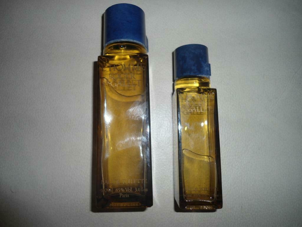 Paire de TRES RARE anciens parfumsL'Homme de Roger&Gallet 10, Collections, Enlèvement ou Envoi