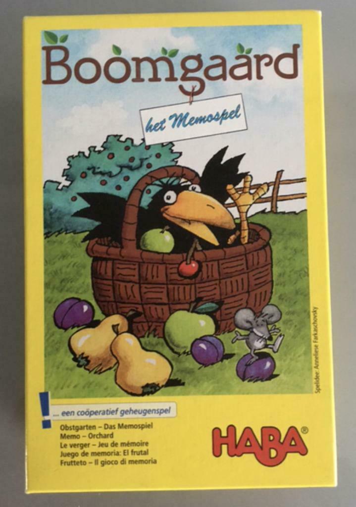 Memospel Boomgaard - Haba, Drie of vier spelers, Ophalen, Zo goed als nieuw