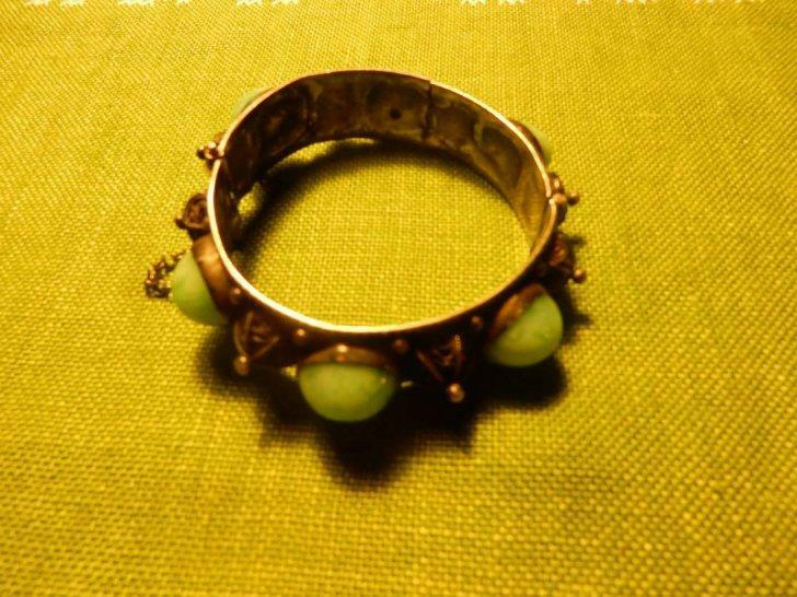 Zilveren armband met edelstenen, Ophalen, Gebruikt