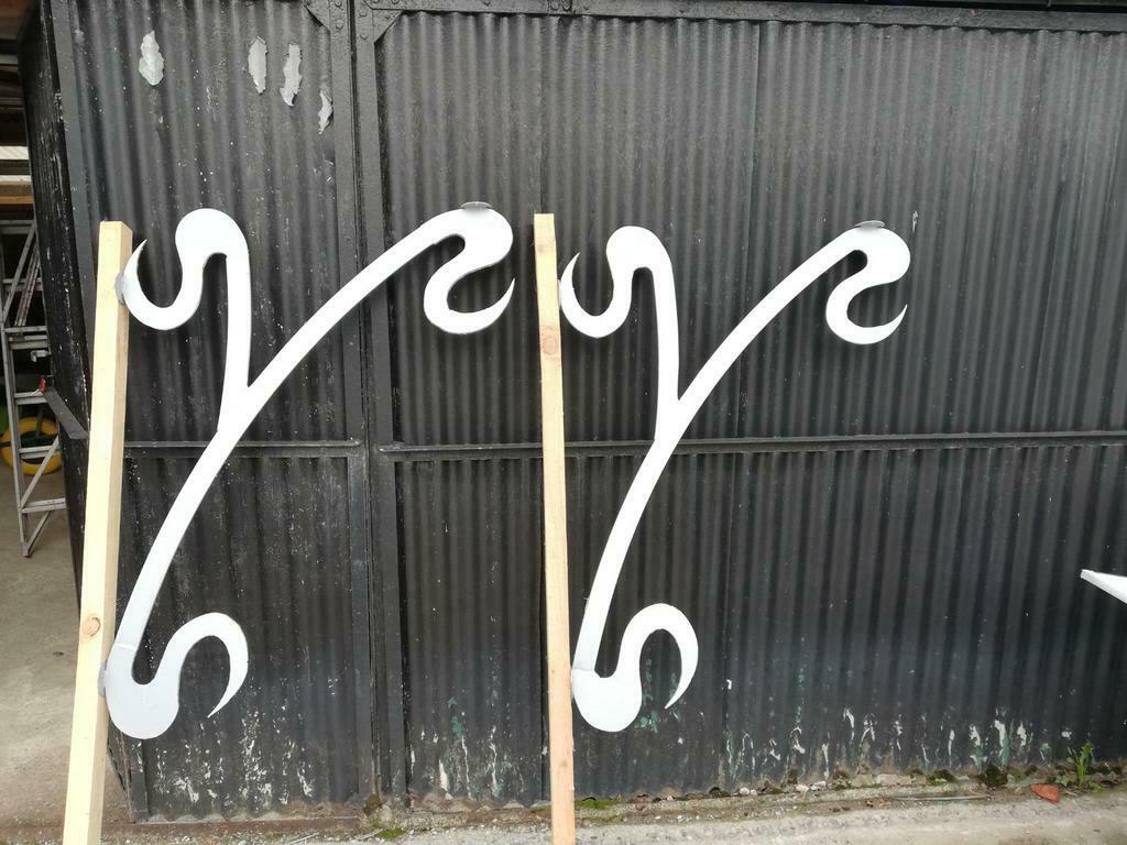 paire de support pour marquise, Jardin & Terrasse, Enlèvement, Comme neuf, Marquise