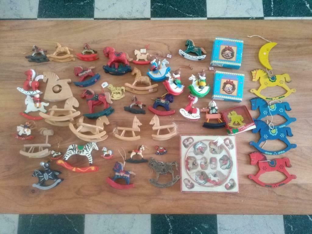 Collectie schommelpaardjes, Ophalen of Verzenden