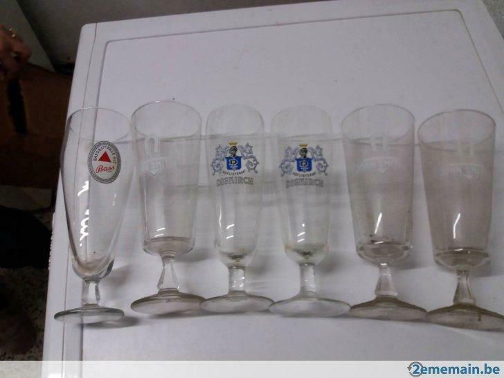 Verre à bière sur pied, Collections, Verres & Petits Verres, Neuf, Enlèvement