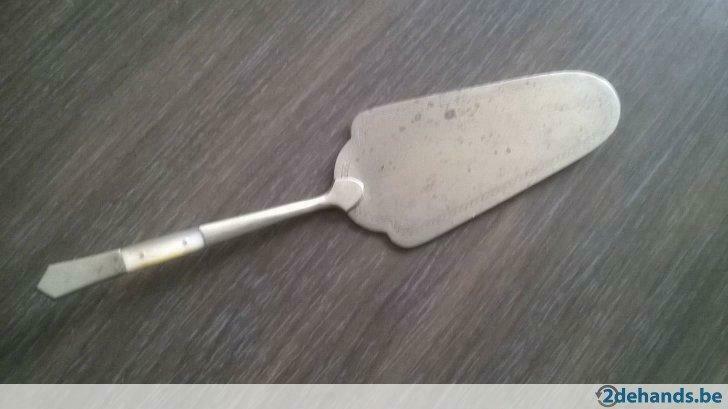 Ancien pâtissier Alpaca avec nacre, Antiquités & Art