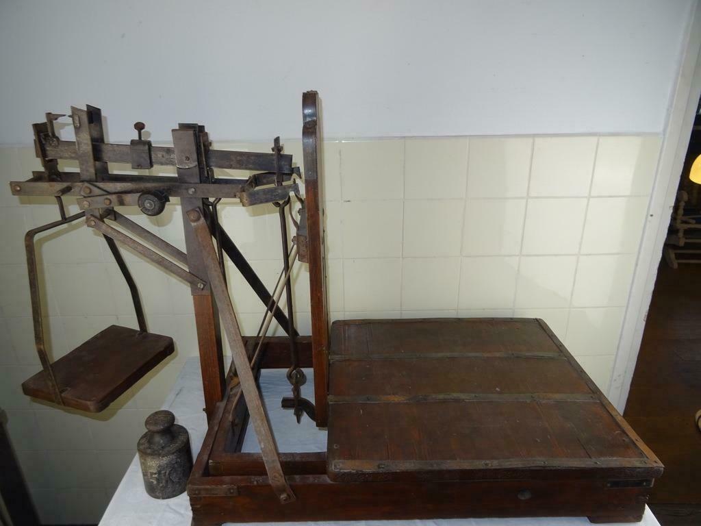 Antieke weegschaal enorme antieke bascule Bezorging mogelijk, Antiek en Kunst, Antiek | Gereedschap en Instrumenten, Ophalen